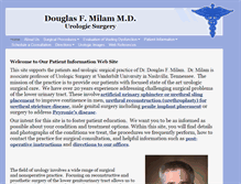 Tablet Screenshot of milamurology.com